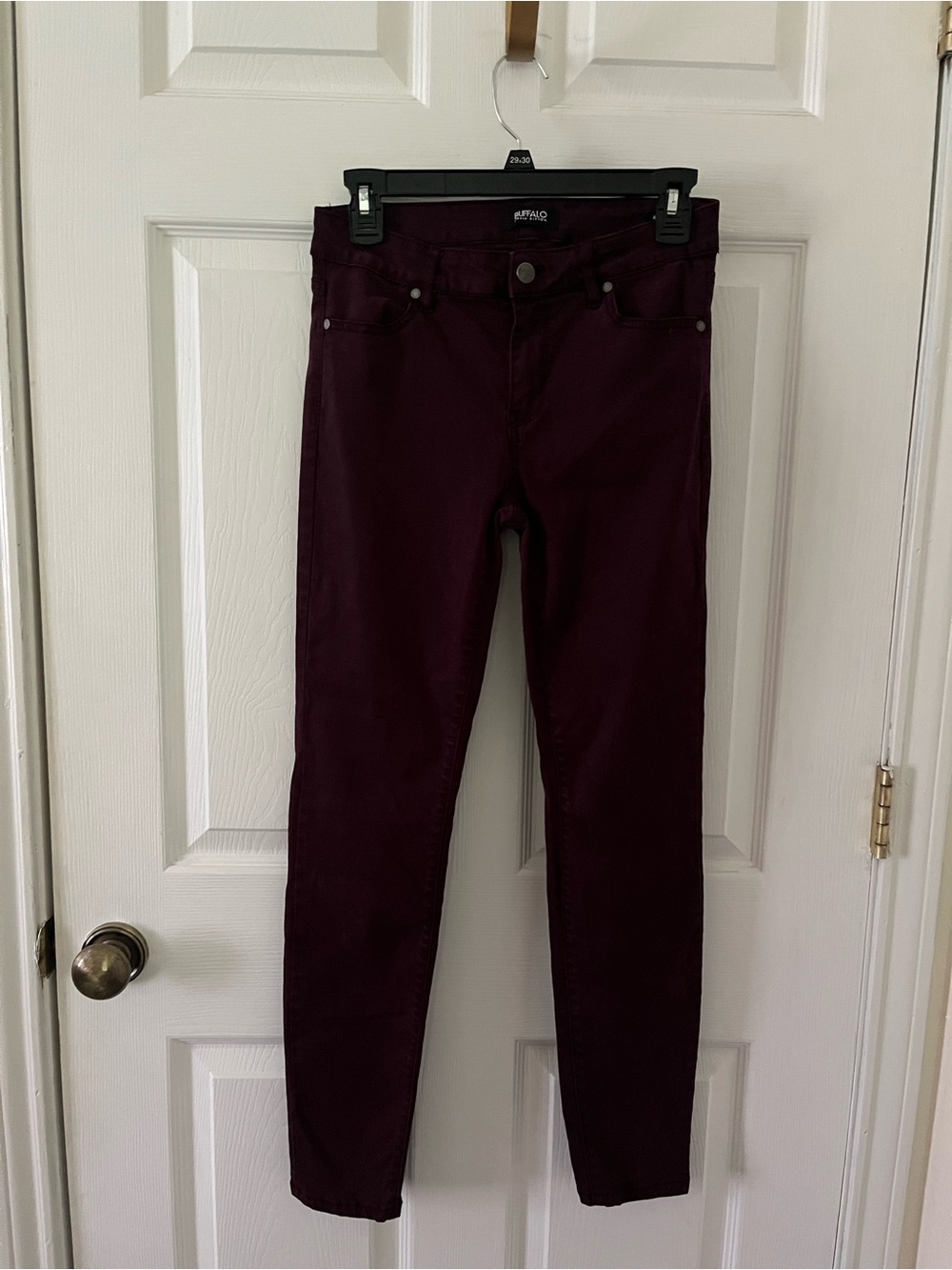 Buffalo by David Bitton Dark Plum Skinny Jeans